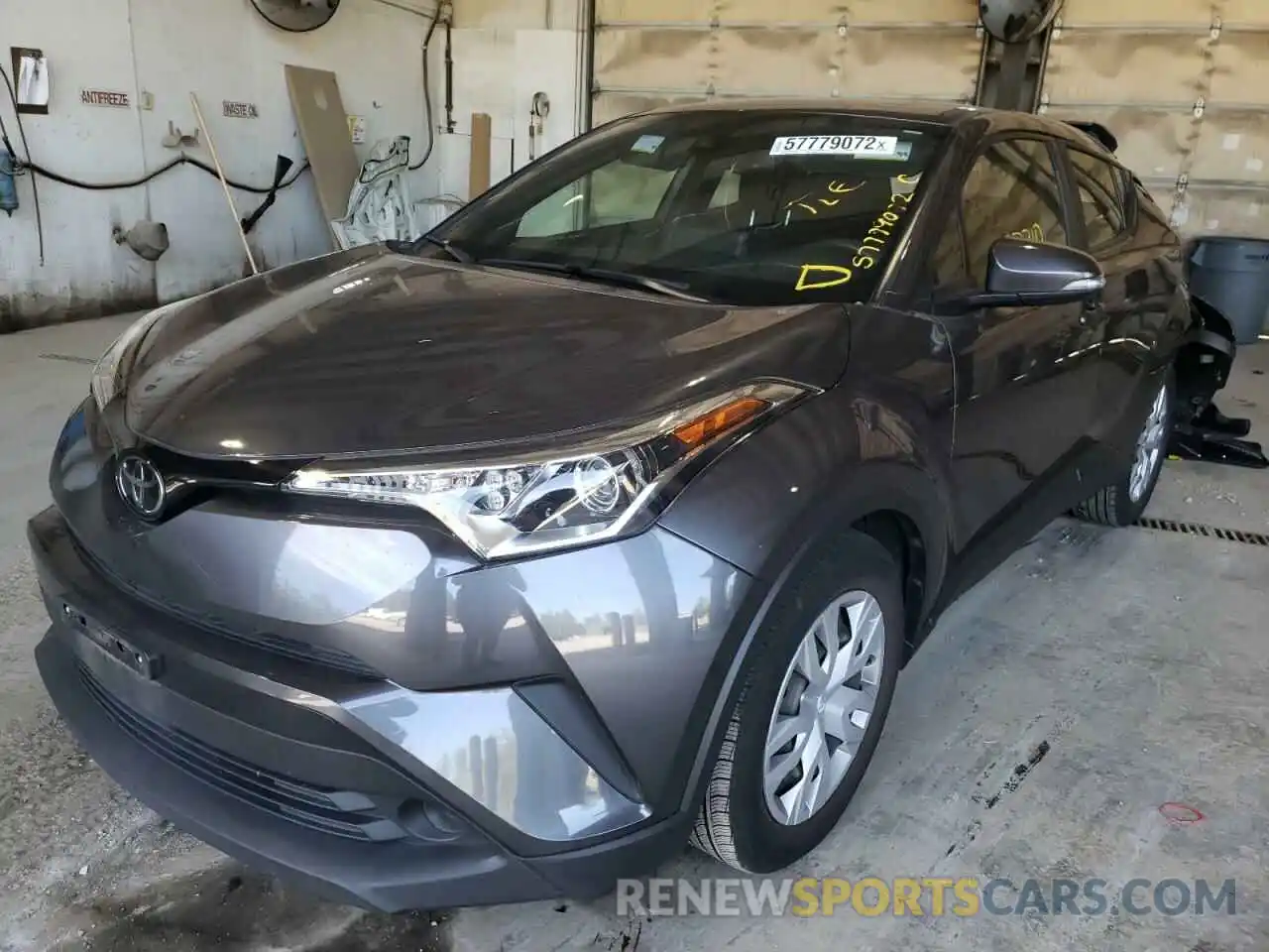 2 Photograph of a damaged car JTNKHMBX4K1033854 TOYOTA C-HR 2019