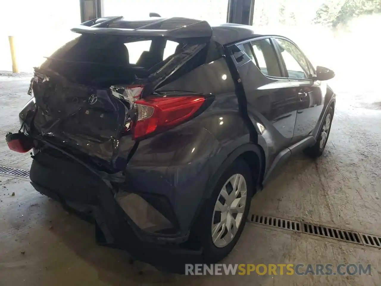 4 Photograph of a damaged car JTNKHMBX4K1033854 TOYOTA C-HR 2019