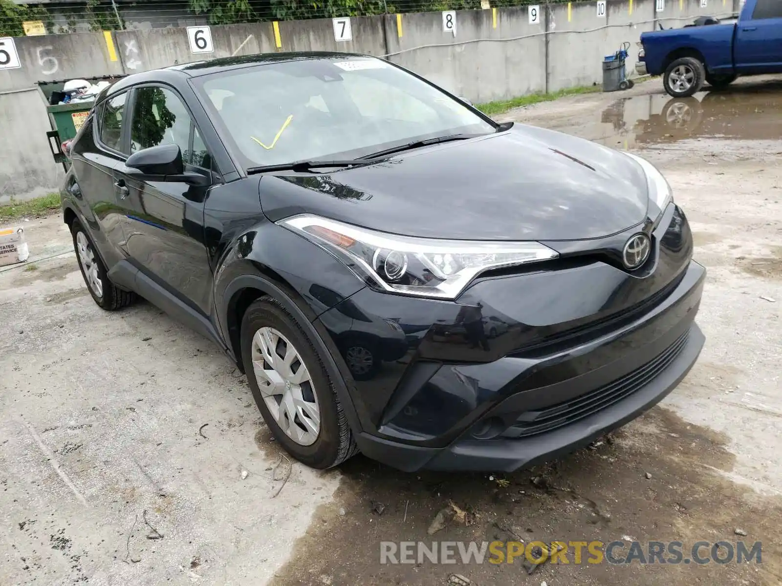 1 Photograph of a damaged car JTNKHMBX4K1034017 TOYOTA C-HR 2019