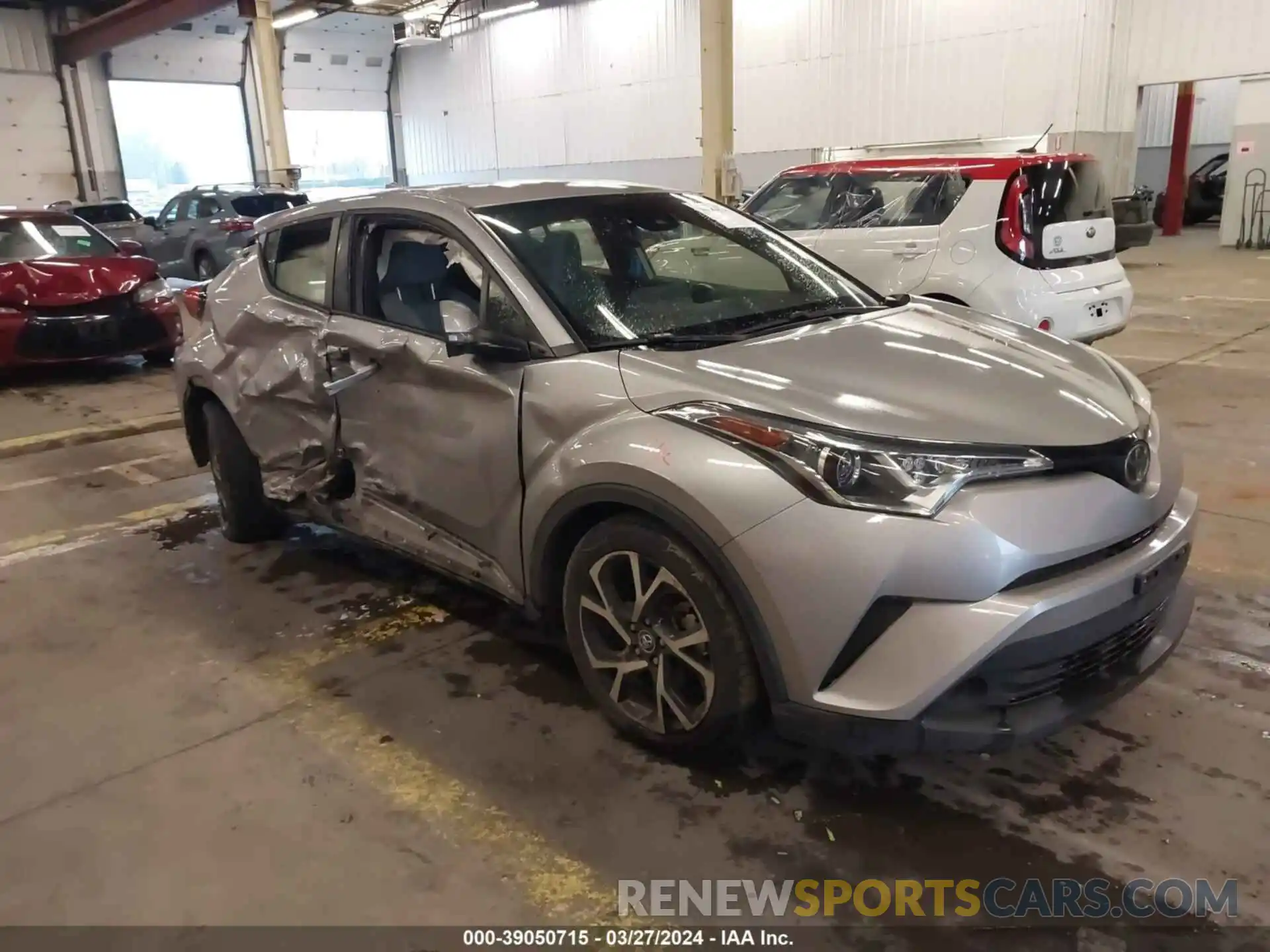 1 Photograph of a damaged car JTNKHMBX4K1034079 TOYOTA C-HR 2019