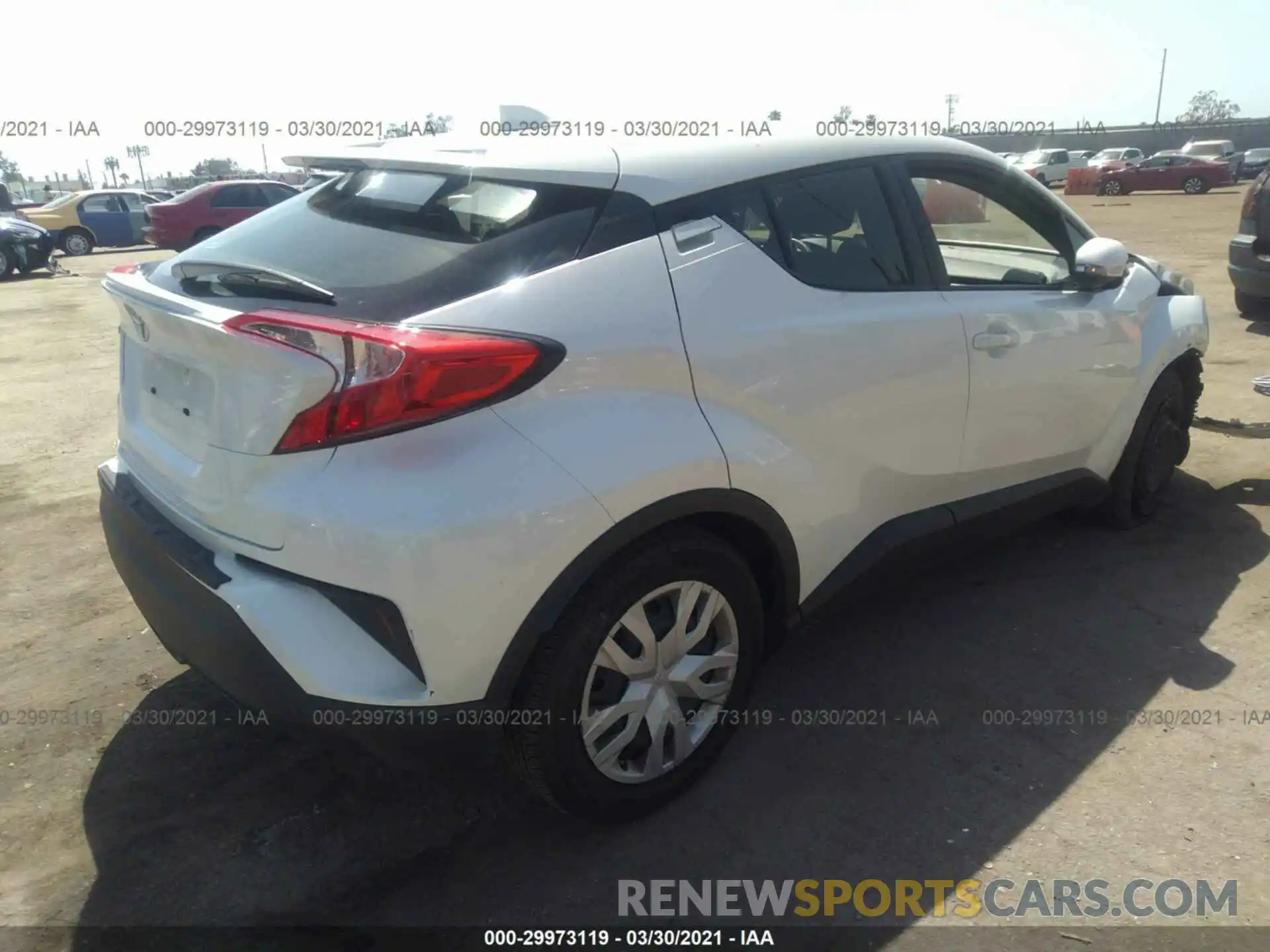 4 Photograph of a damaged car JTNKHMBX4K1034244 TOYOTA C-HR 2019