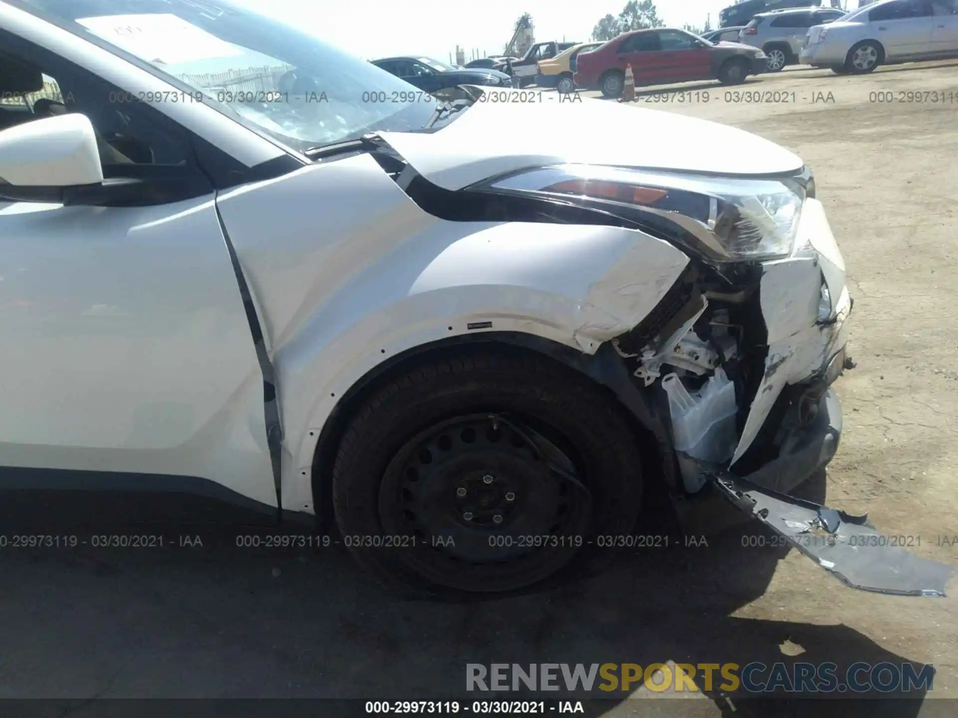 6 Photograph of a damaged car JTNKHMBX4K1034244 TOYOTA C-HR 2019