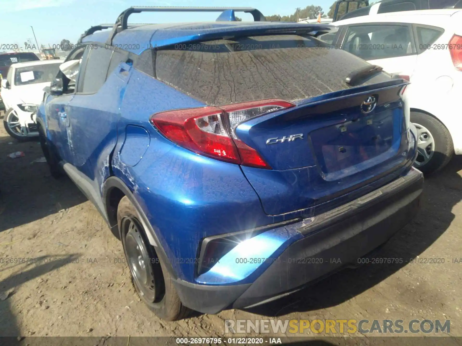 3 Photograph of a damaged car JTNKHMBX4K1034874 TOYOTA C-HR 2019