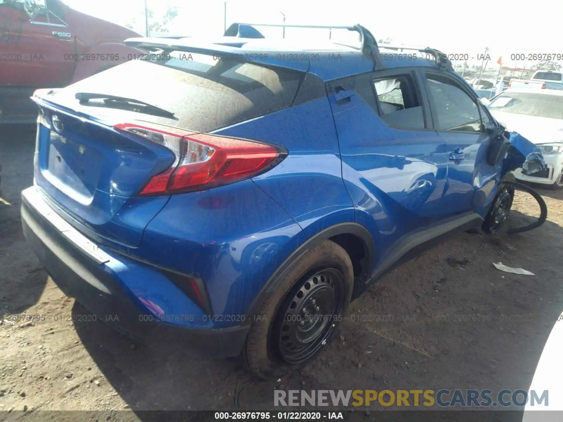 4 Photograph of a damaged car JTNKHMBX4K1034874 TOYOTA C-HR 2019