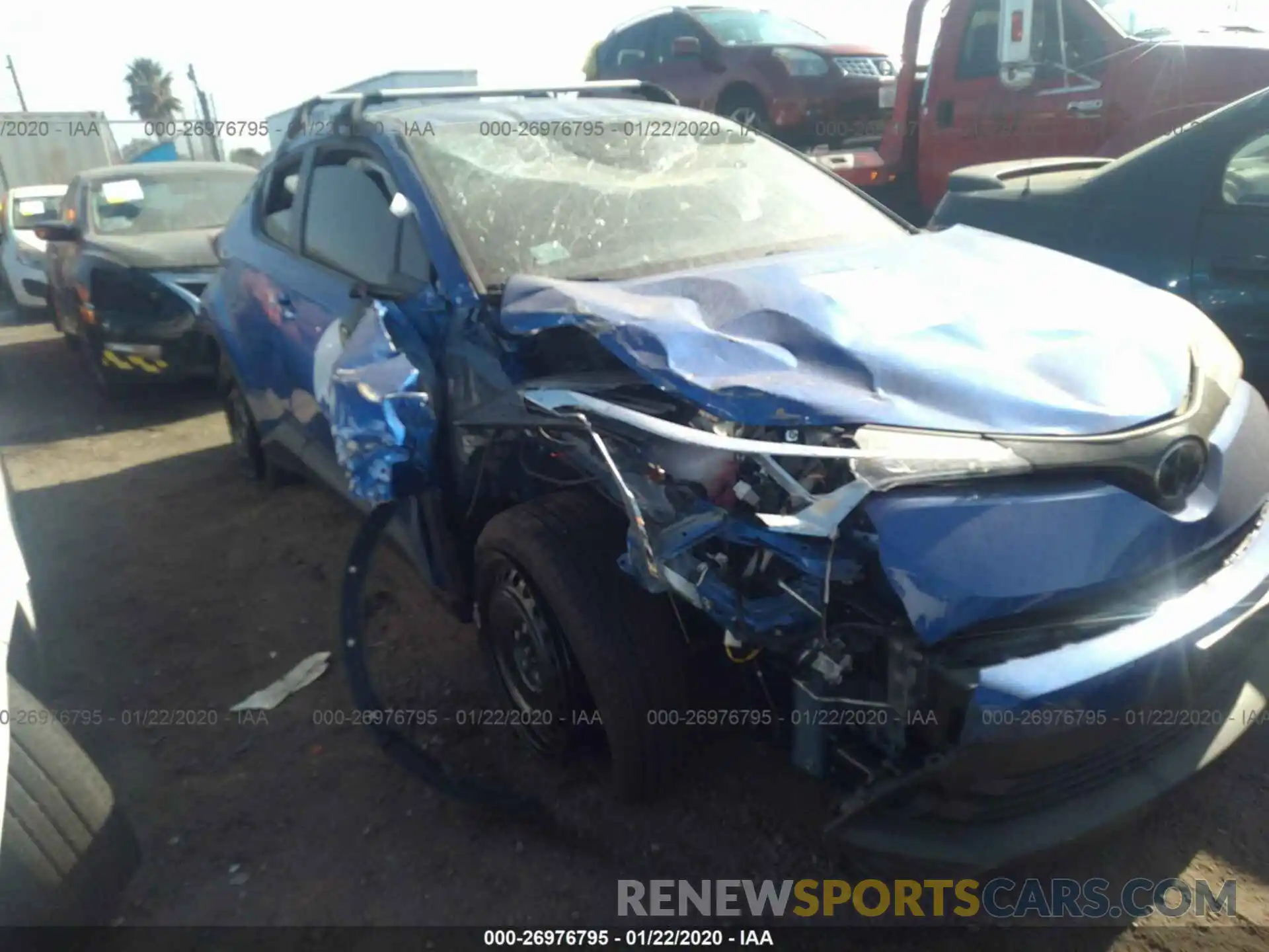 6 Photograph of a damaged car JTNKHMBX4K1034874 TOYOTA C-HR 2019