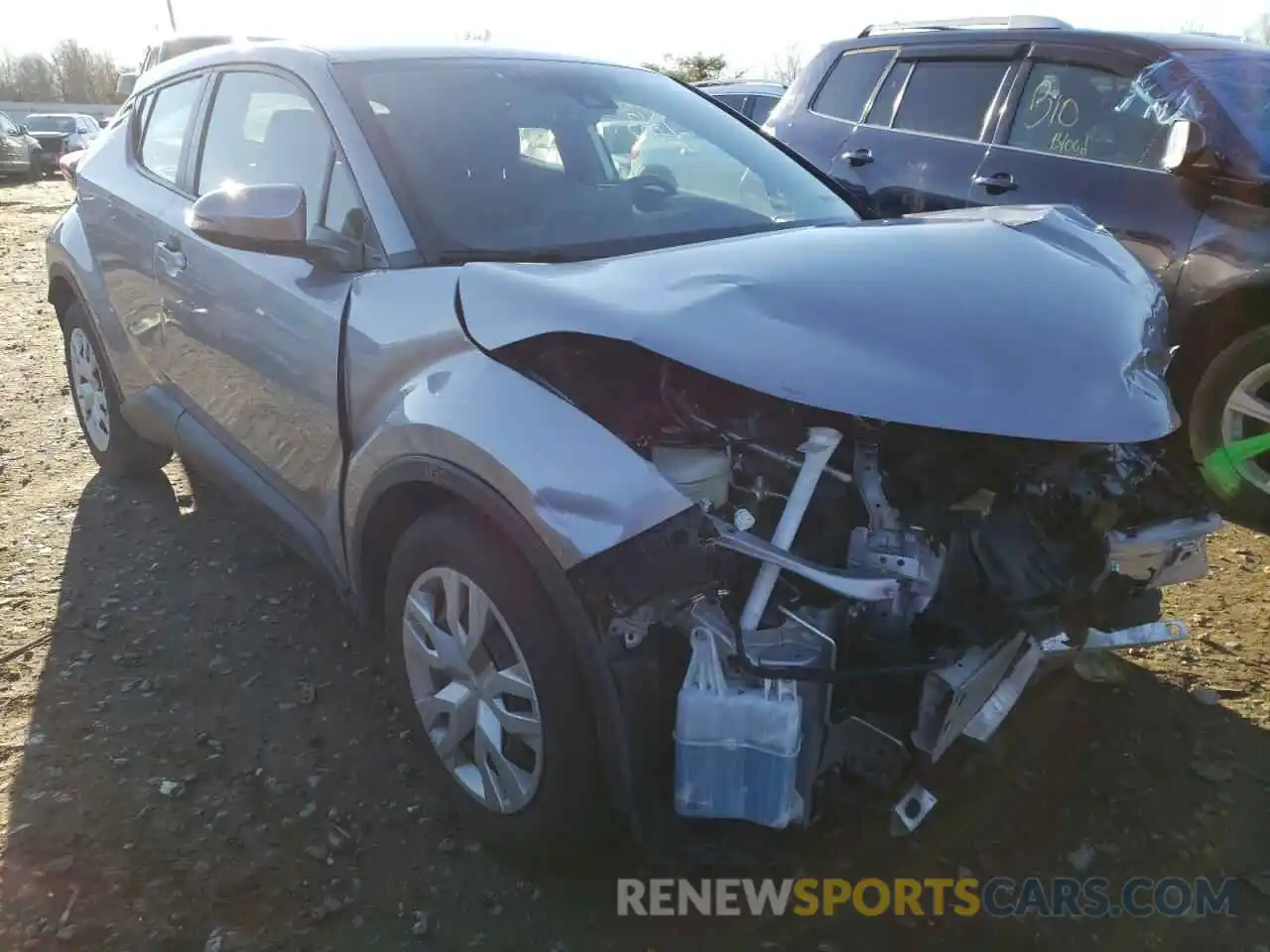 1 Photograph of a damaged car JTNKHMBX4K1035619 TOYOTA C-HR 2019