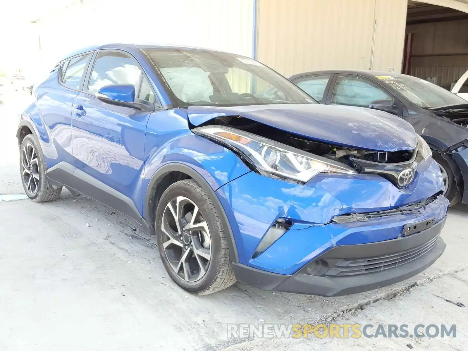 1 Photograph of a damaged car JTNKHMBX4K1036527 TOYOTA C-HR 2019