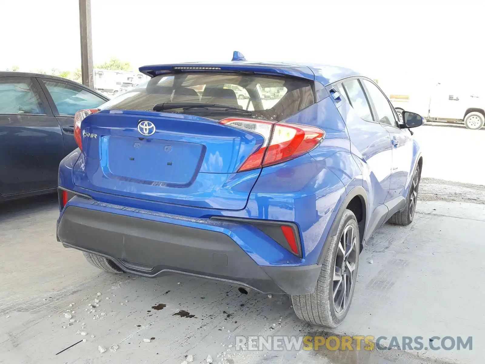 4 Photograph of a damaged car JTNKHMBX4K1036527 TOYOTA C-HR 2019