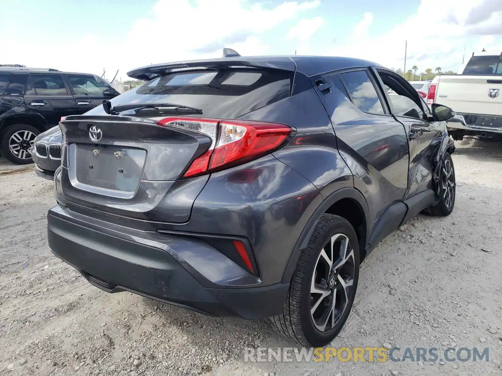 4 Photograph of a damaged car JTNKHMBX4K1036611 TOYOTA C-HR 2019