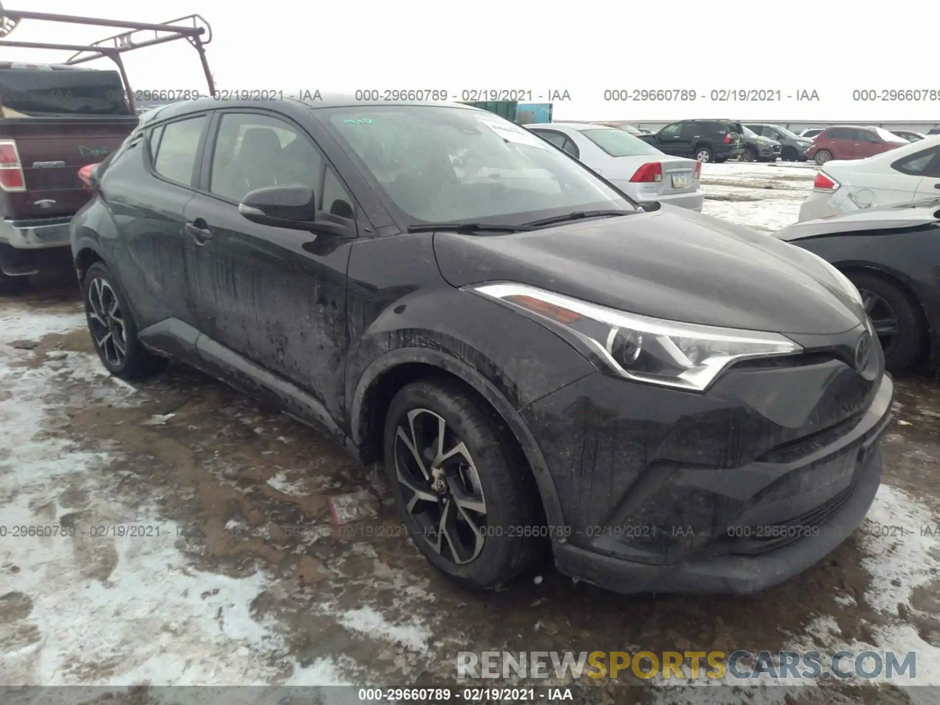 1 Photograph of a damaged car JTNKHMBX4K1037824 TOYOTA C-HR 2019