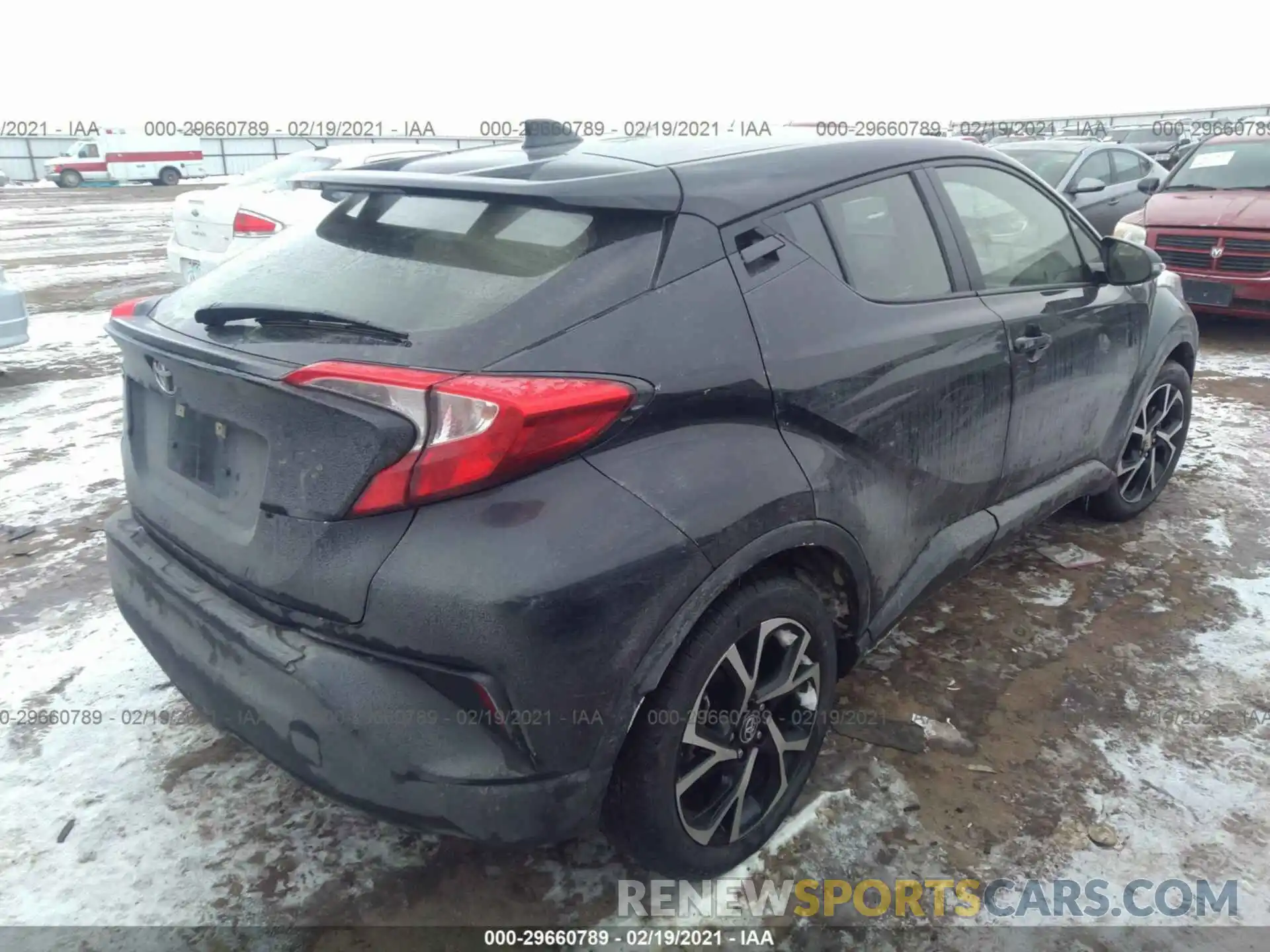 4 Photograph of a damaged car JTNKHMBX4K1037824 TOYOTA C-HR 2019