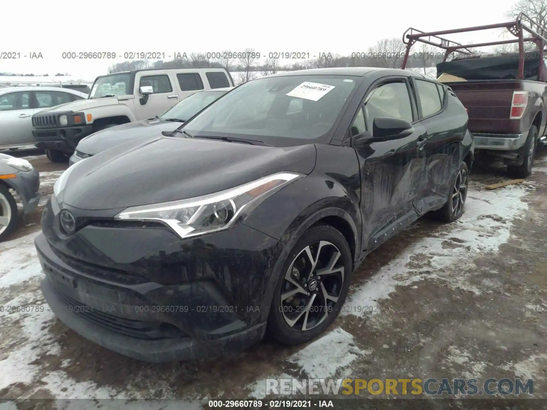 6 Photograph of a damaged car JTNKHMBX4K1037824 TOYOTA C-HR 2019