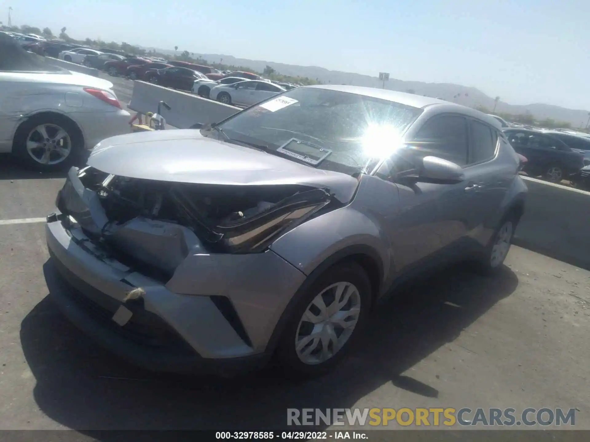 2 Photograph of a damaged car JTNKHMBX4K1039573 TOYOTA C-HR 2019