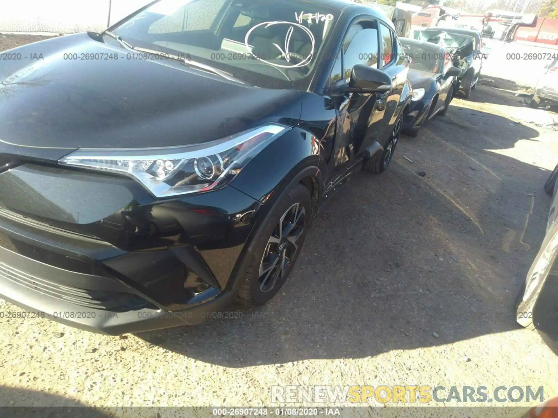 2 Photograph of a damaged car JTNKHMBX4K1039976 TOYOTA C-HR 2019