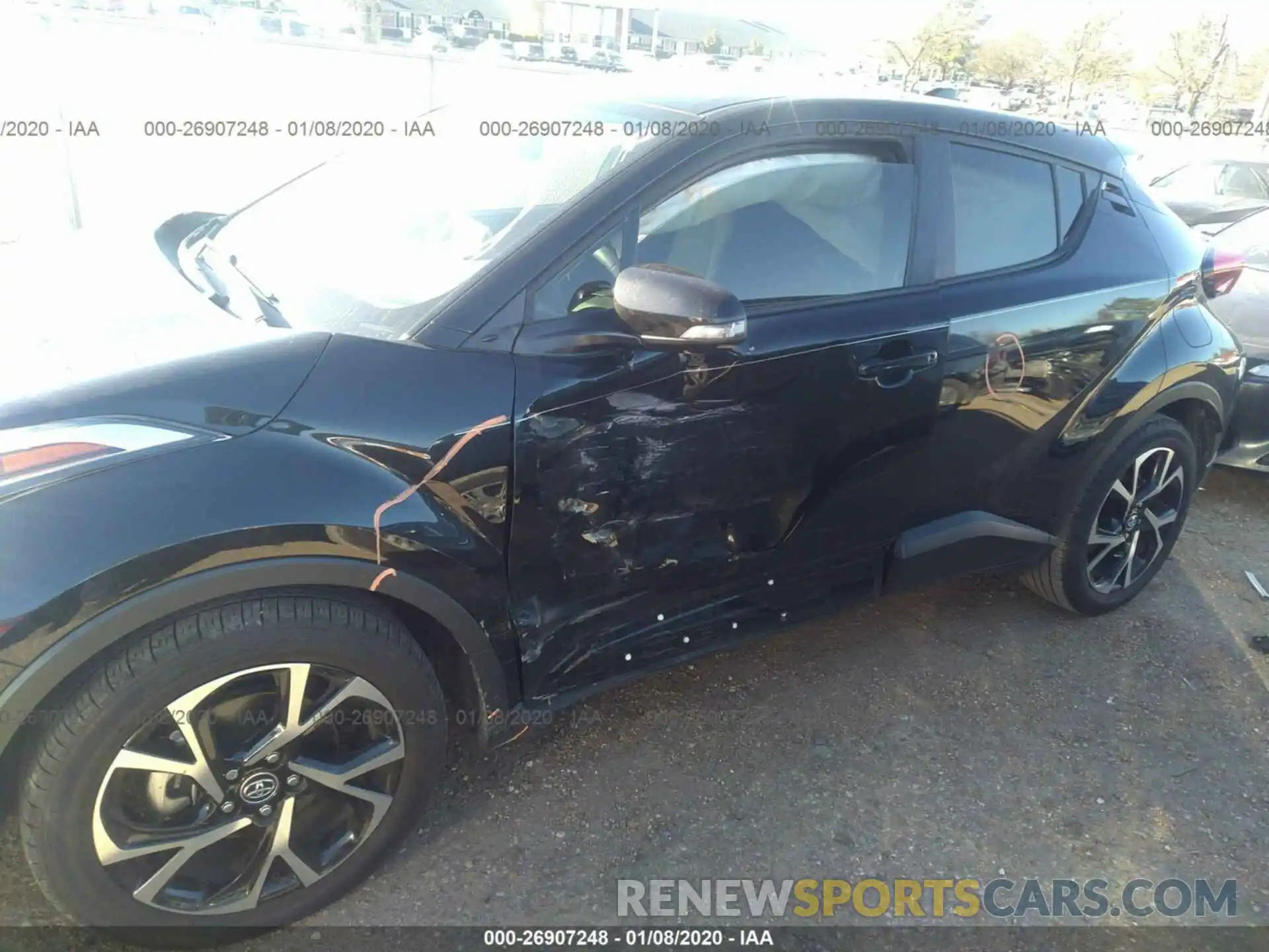 6 Photograph of a damaged car JTNKHMBX4K1039976 TOYOTA C-HR 2019