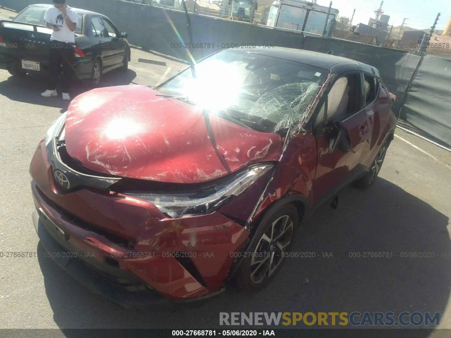 2 Photograph of a damaged car JTNKHMBX4K1041856 TOYOTA C-HR 2019