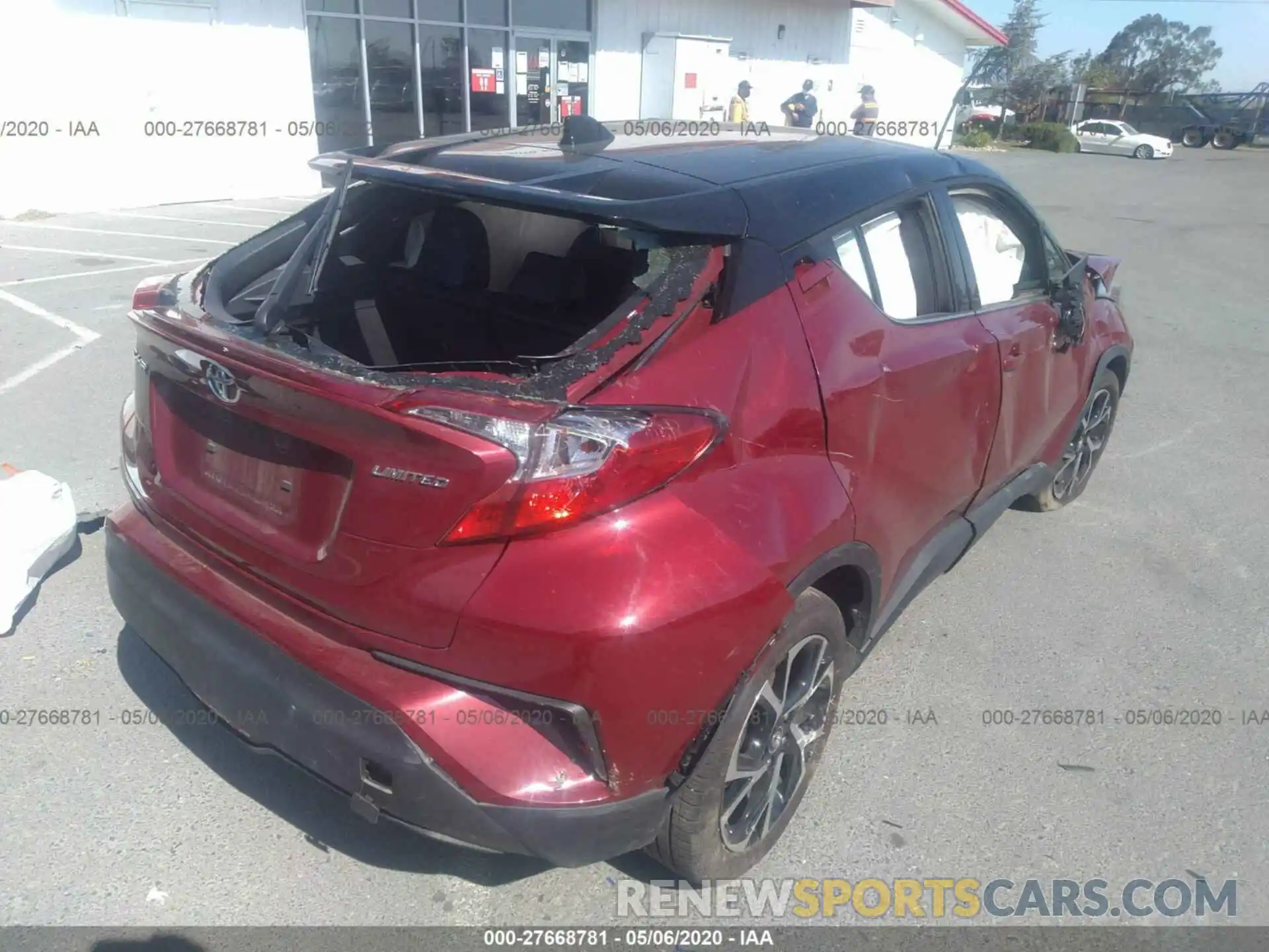 4 Photograph of a damaged car JTNKHMBX4K1041856 TOYOTA C-HR 2019