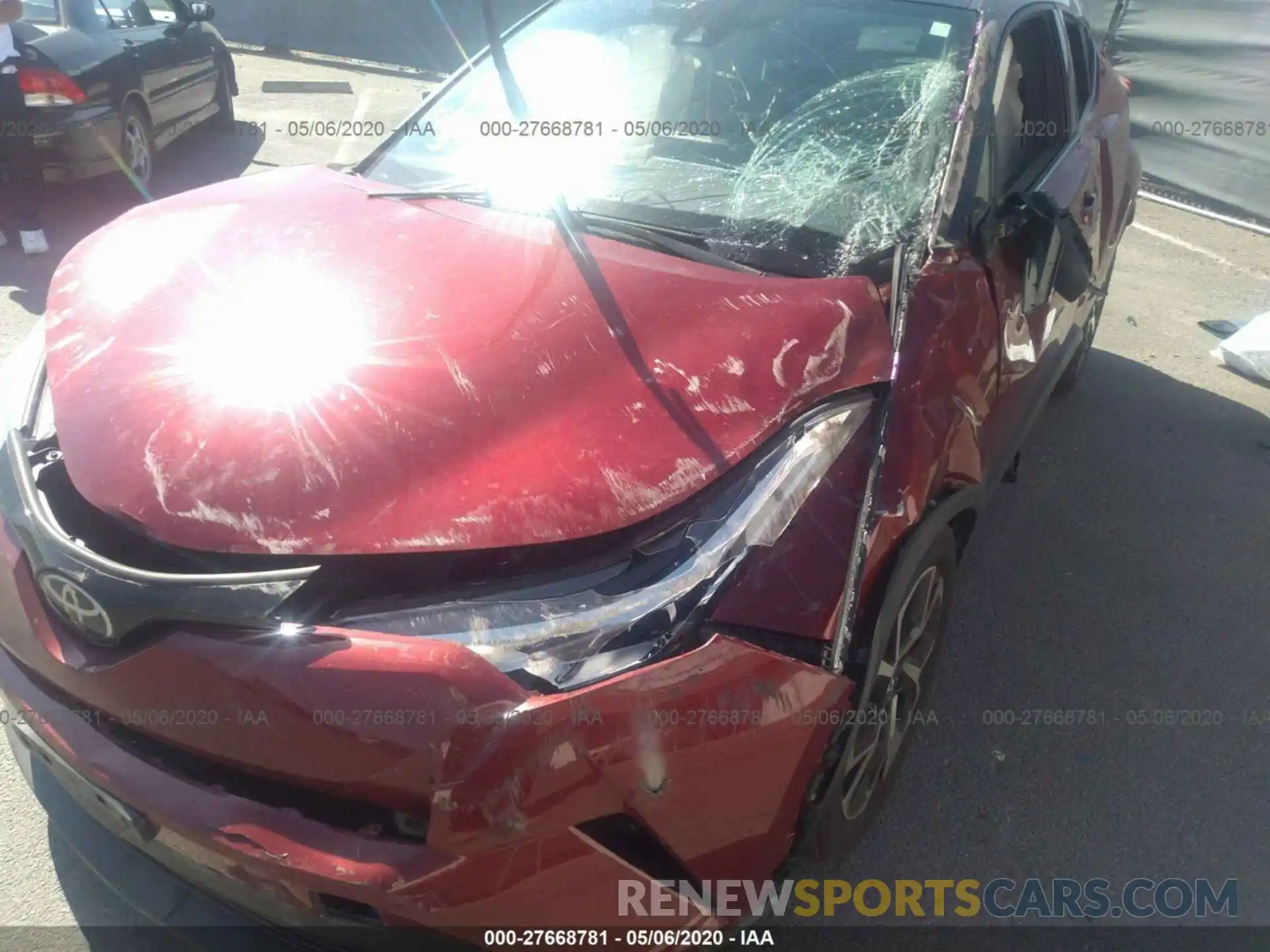 6 Photograph of a damaged car JTNKHMBX4K1041856 TOYOTA C-HR 2019