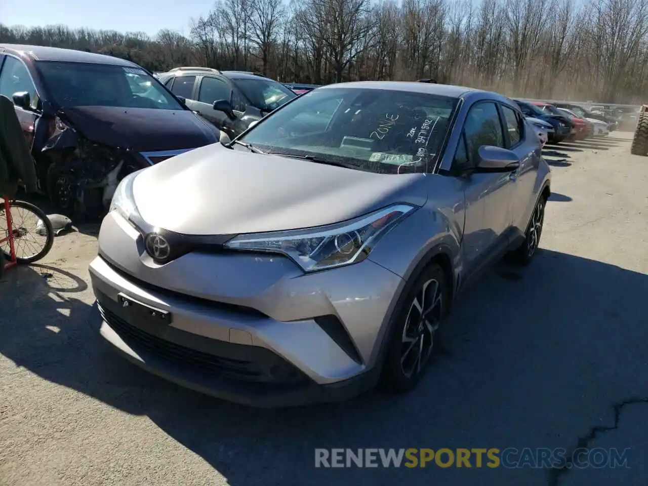 2 Photograph of a damaged car JTNKHMBX4K1042070 TOYOTA C-HR 2019