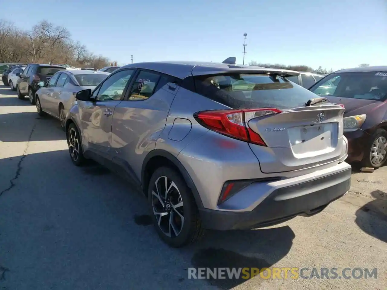 3 Photograph of a damaged car JTNKHMBX4K1042070 TOYOTA C-HR 2019