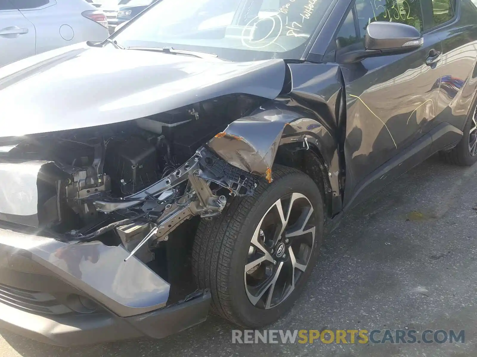 9 Photograph of a damaged car JTNKHMBX4K1042179 TOYOTA C-HR 2019