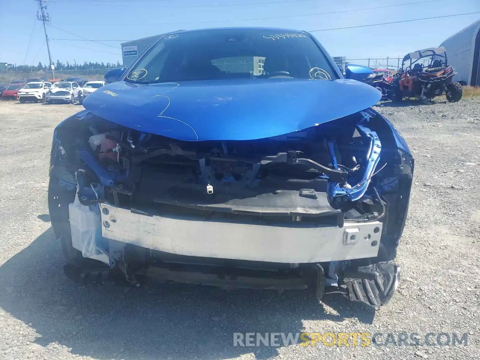 9 Photograph of a damaged car JTNKHMBX4K1042232 TOYOTA C-HR 2019