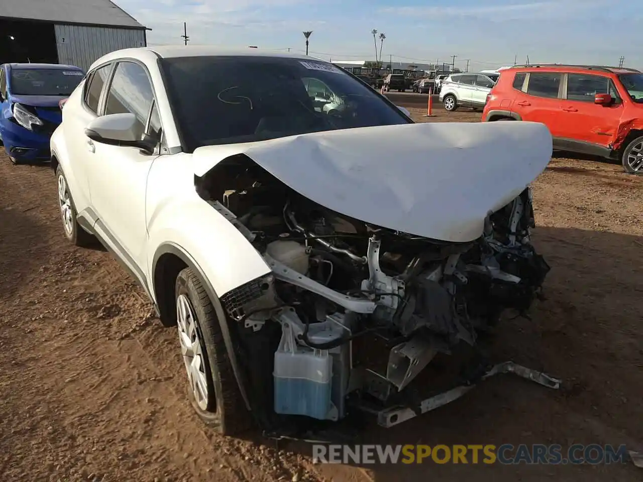 1 Photograph of a damaged car JTNKHMBX4K1042280 TOYOTA C-HR 2019