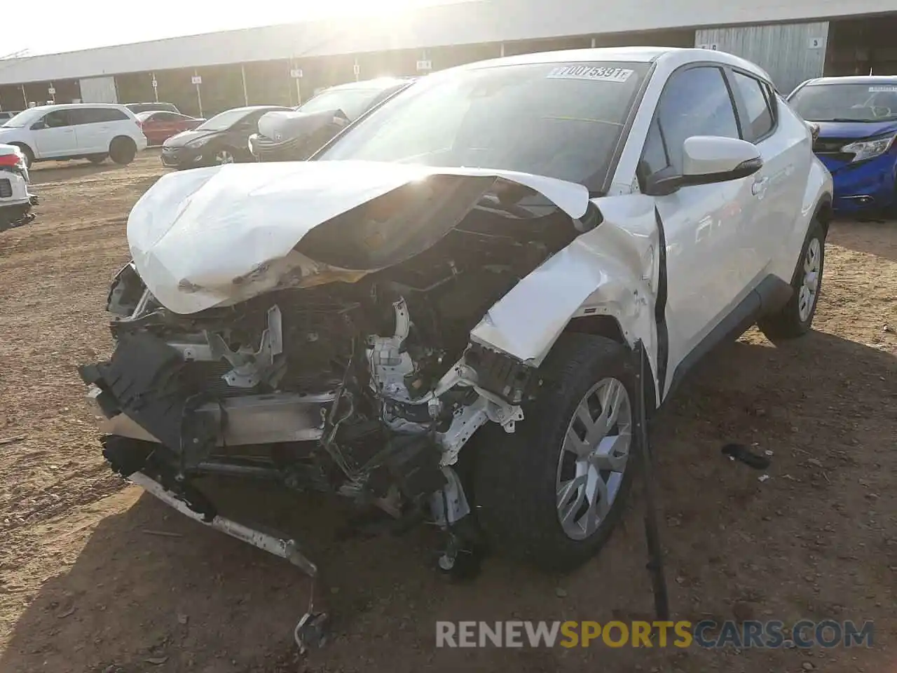 2 Photograph of a damaged car JTNKHMBX4K1042280 TOYOTA C-HR 2019