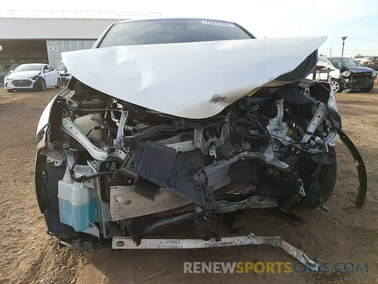 9 Photograph of a damaged car JTNKHMBX4K1042280 TOYOTA C-HR 2019