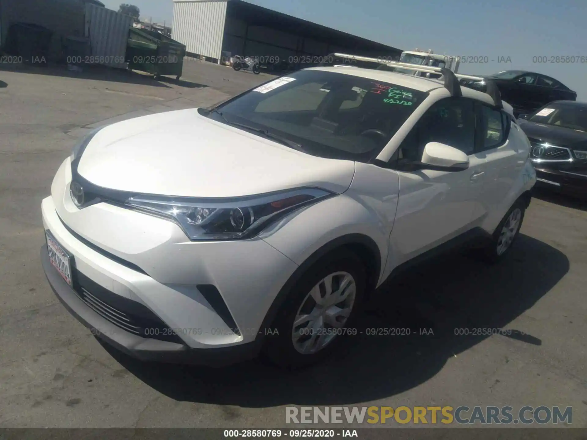 2 Photograph of a damaged car JTNKHMBX4K1043316 TOYOTA C-HR 2019