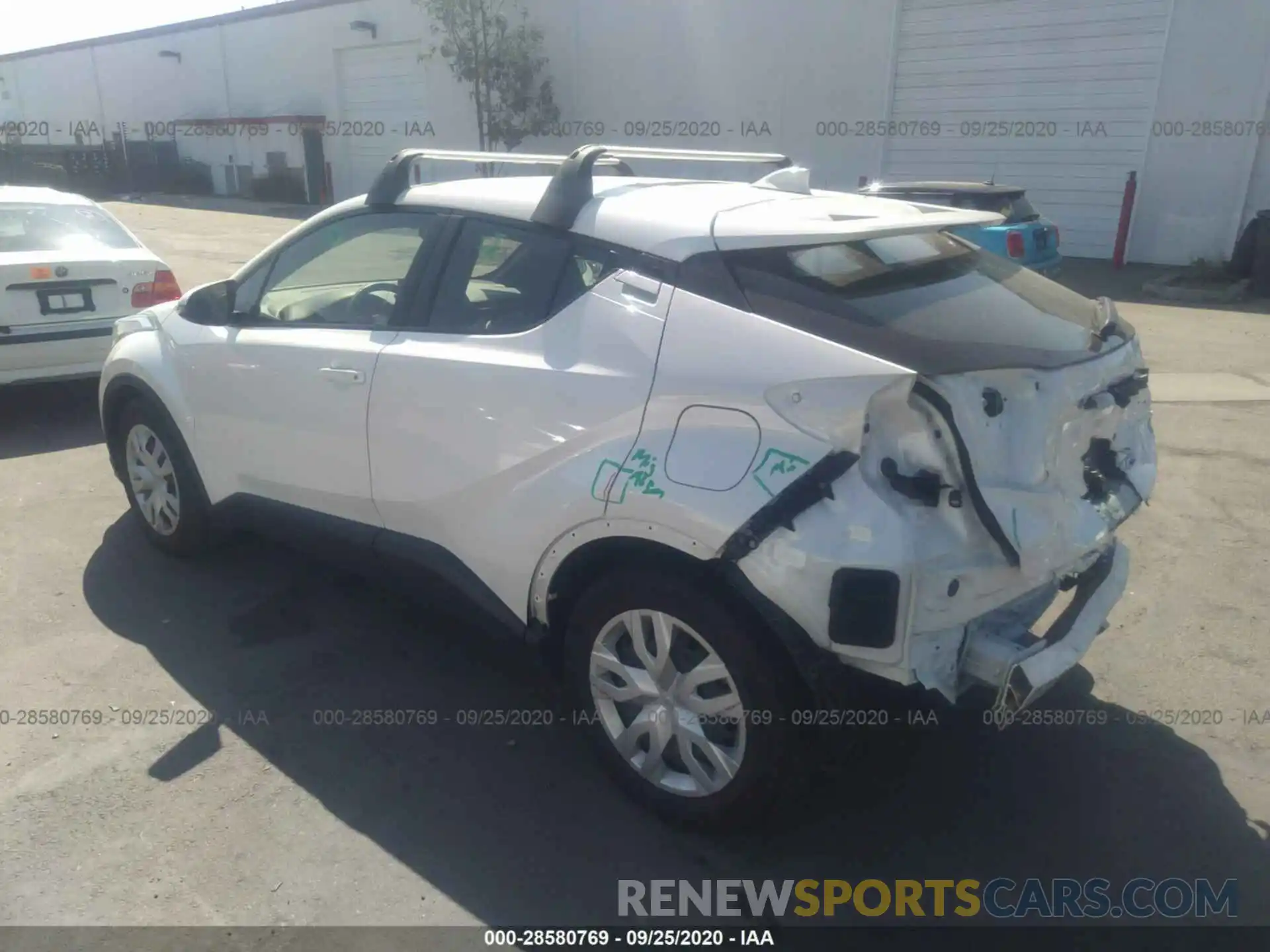 3 Photograph of a damaged car JTNKHMBX4K1043316 TOYOTA C-HR 2019