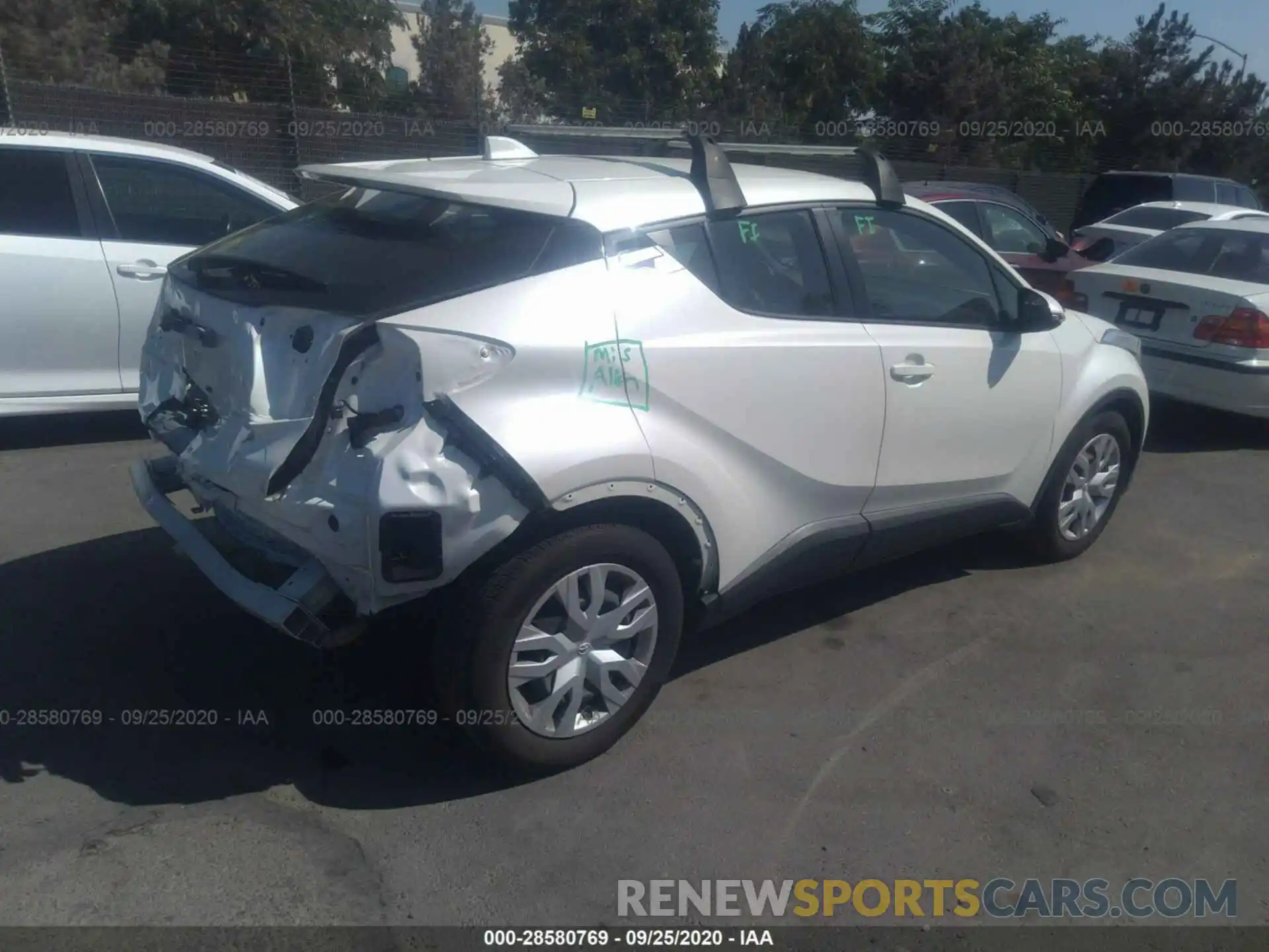 4 Photograph of a damaged car JTNKHMBX4K1043316 TOYOTA C-HR 2019