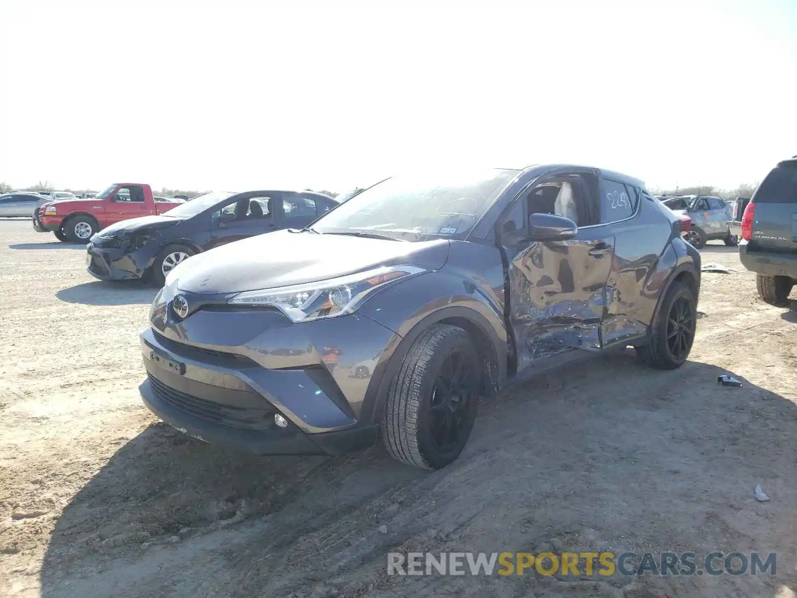 2 Photograph of a damaged car JTNKHMBX4K1043364 TOYOTA C-HR 2019