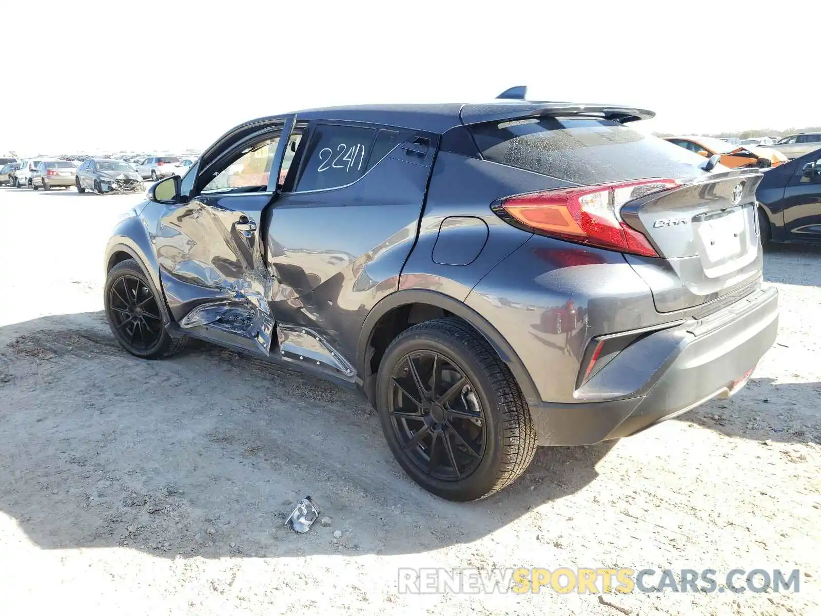 3 Фотография поврежденного автомобиля JTNKHMBX4K1043364 TOYOTA C-HR 2019