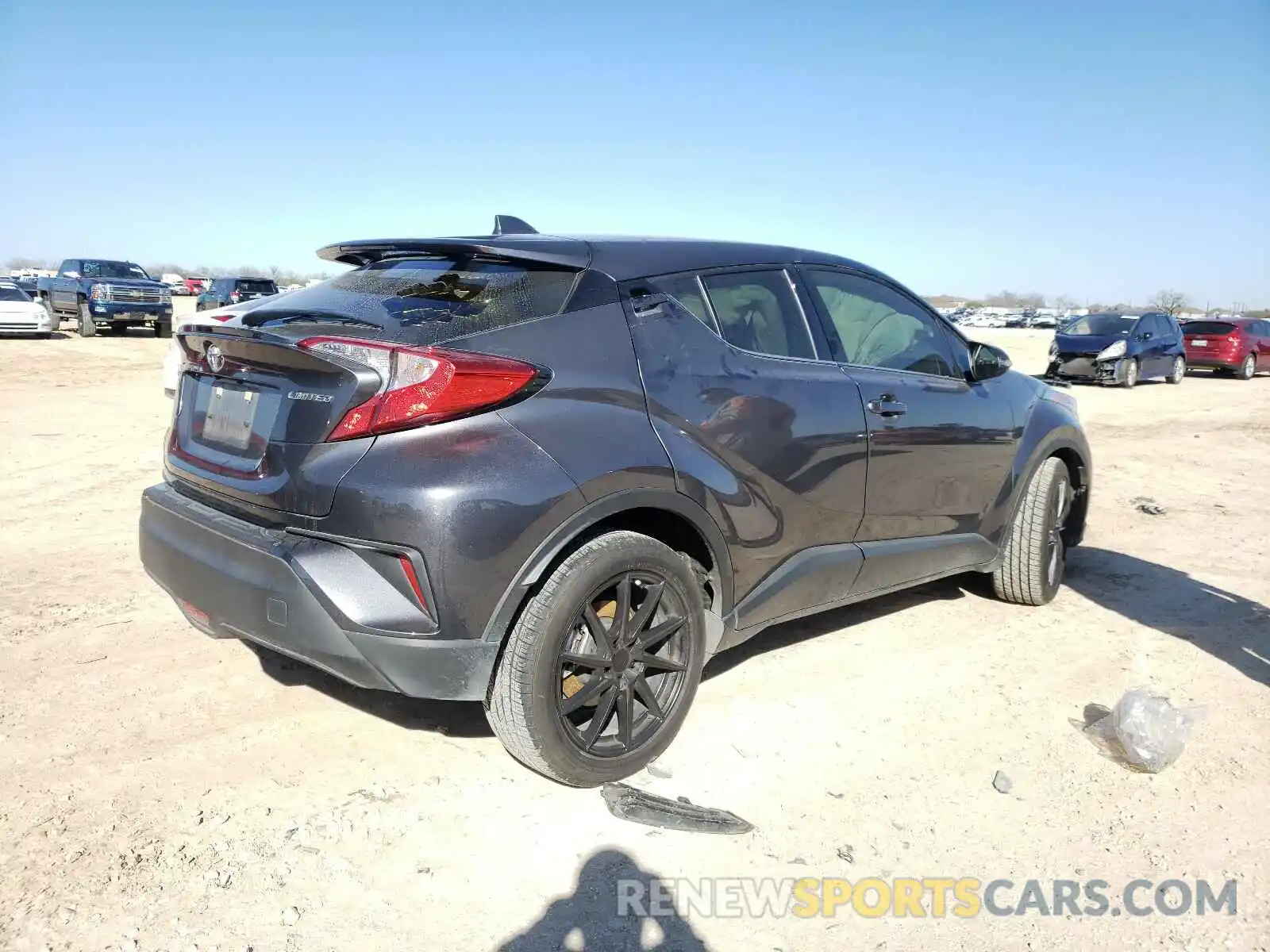 4 Фотография поврежденного автомобиля JTNKHMBX4K1043364 TOYOTA C-HR 2019