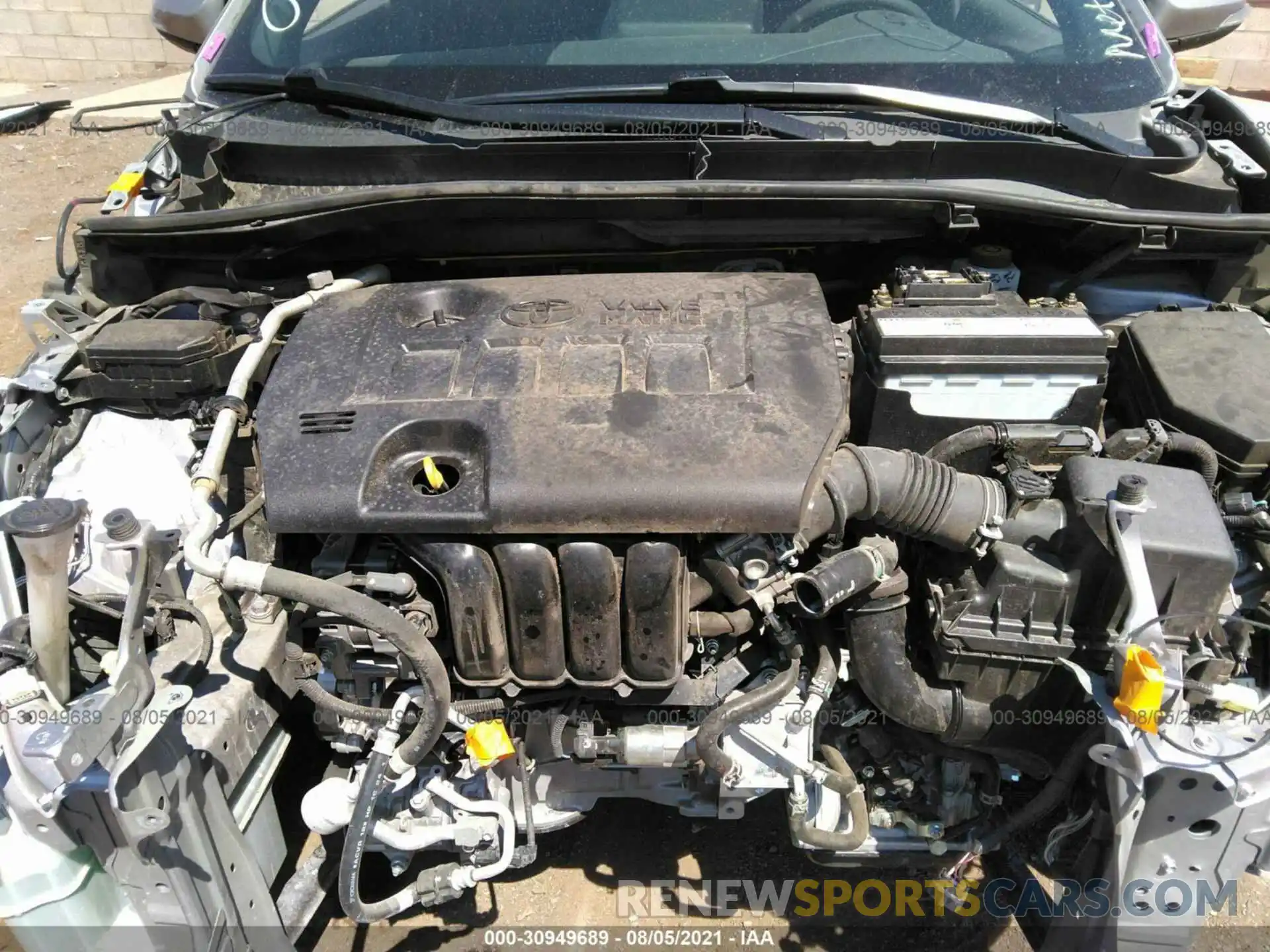 10 Photograph of a damaged car JTNKHMBX4K1044255 TOYOTA C-HR 2019