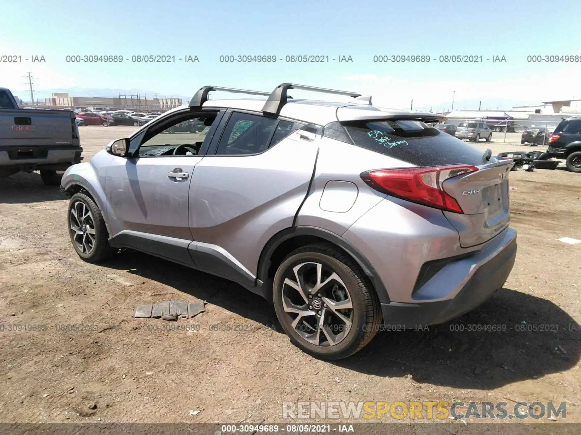 3 Photograph of a damaged car JTNKHMBX4K1044255 TOYOTA C-HR 2019