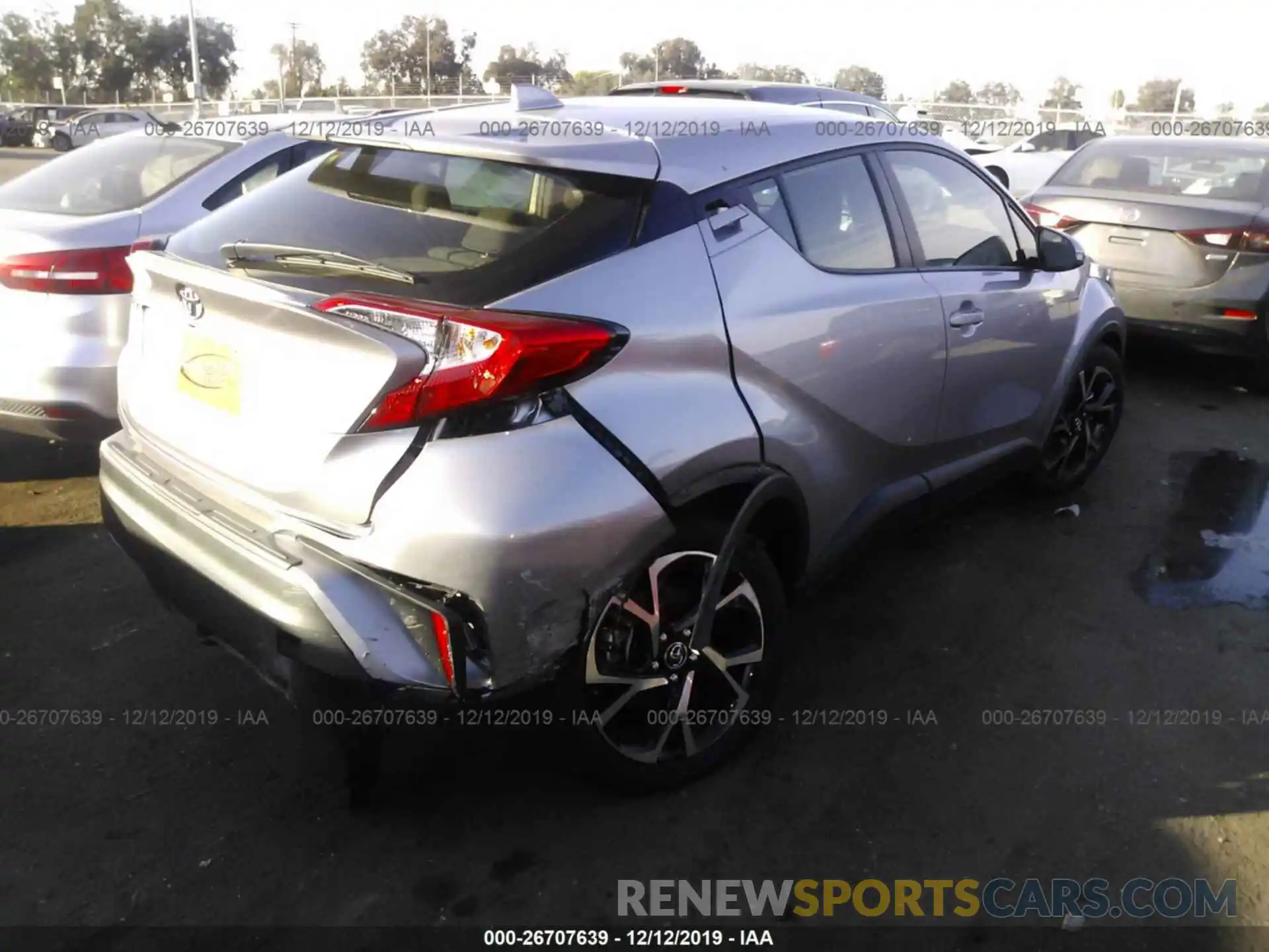 4 Photograph of a damaged car JTNKHMBX4K1044725 TOYOTA C-HR 2019