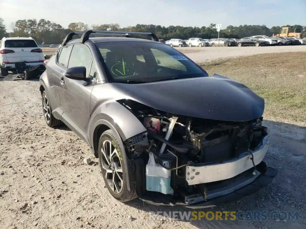 1 Photograph of a damaged car JTNKHMBX4K1044966 TOYOTA C-HR 2019