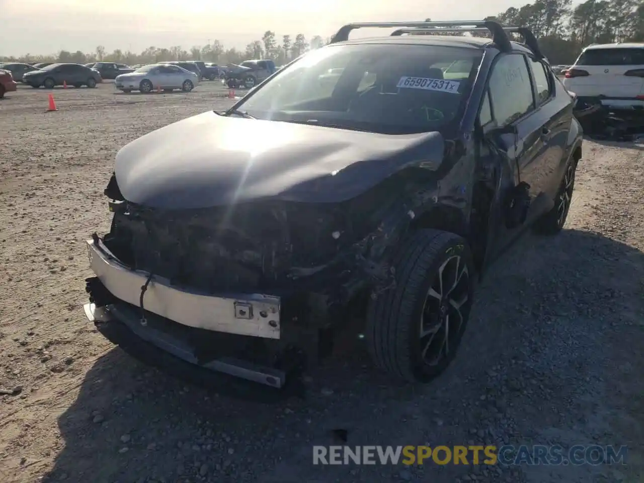 2 Photograph of a damaged car JTNKHMBX4K1044966 TOYOTA C-HR 2019