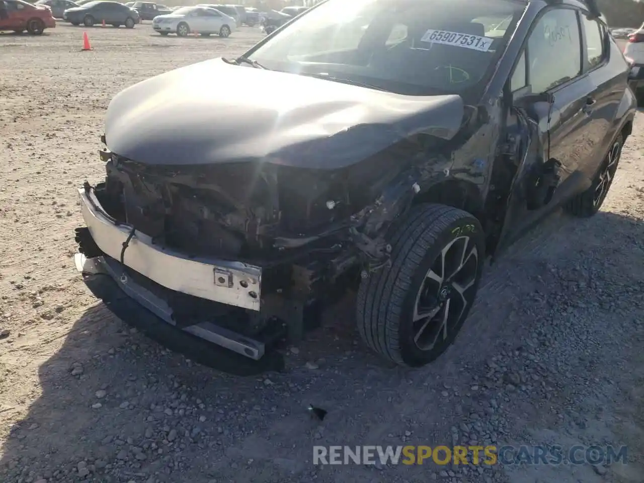 9 Photograph of a damaged car JTNKHMBX4K1044966 TOYOTA C-HR 2019