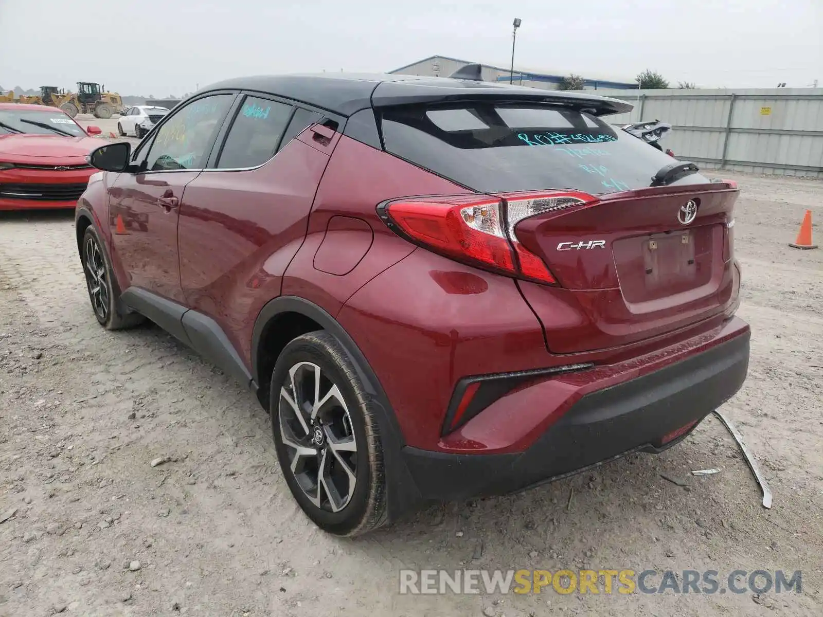 3 Photograph of a damaged car JTNKHMBX4K1045034 TOYOTA C-HR 2019