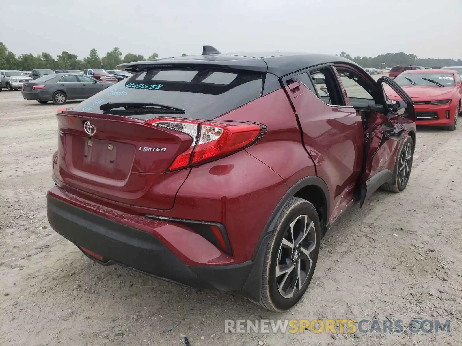 4 Photograph of a damaged car JTNKHMBX4K1045034 TOYOTA C-HR 2019