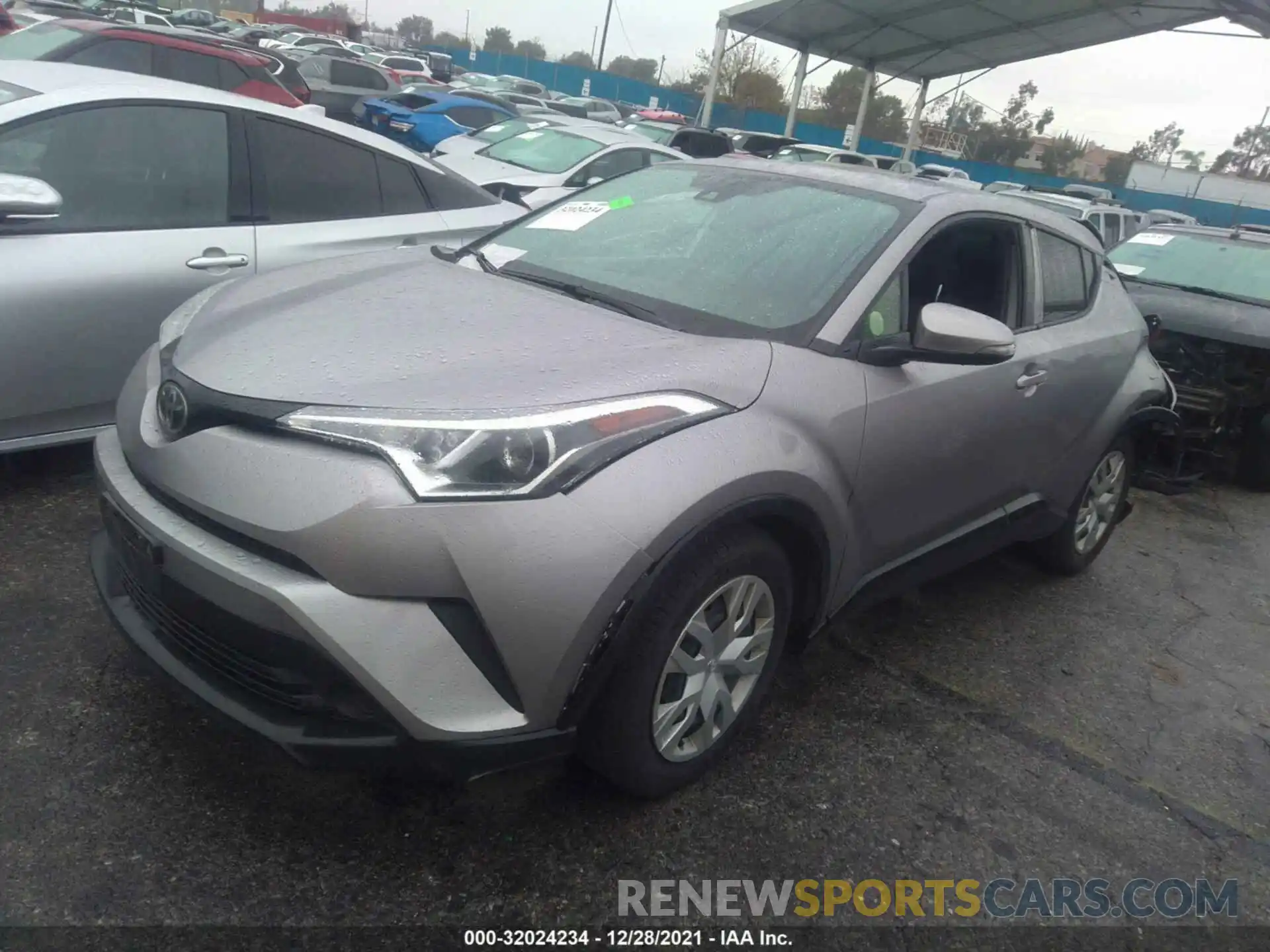 2 Photograph of a damaged car JTNKHMBX4K1045163 TOYOTA C-HR 2019