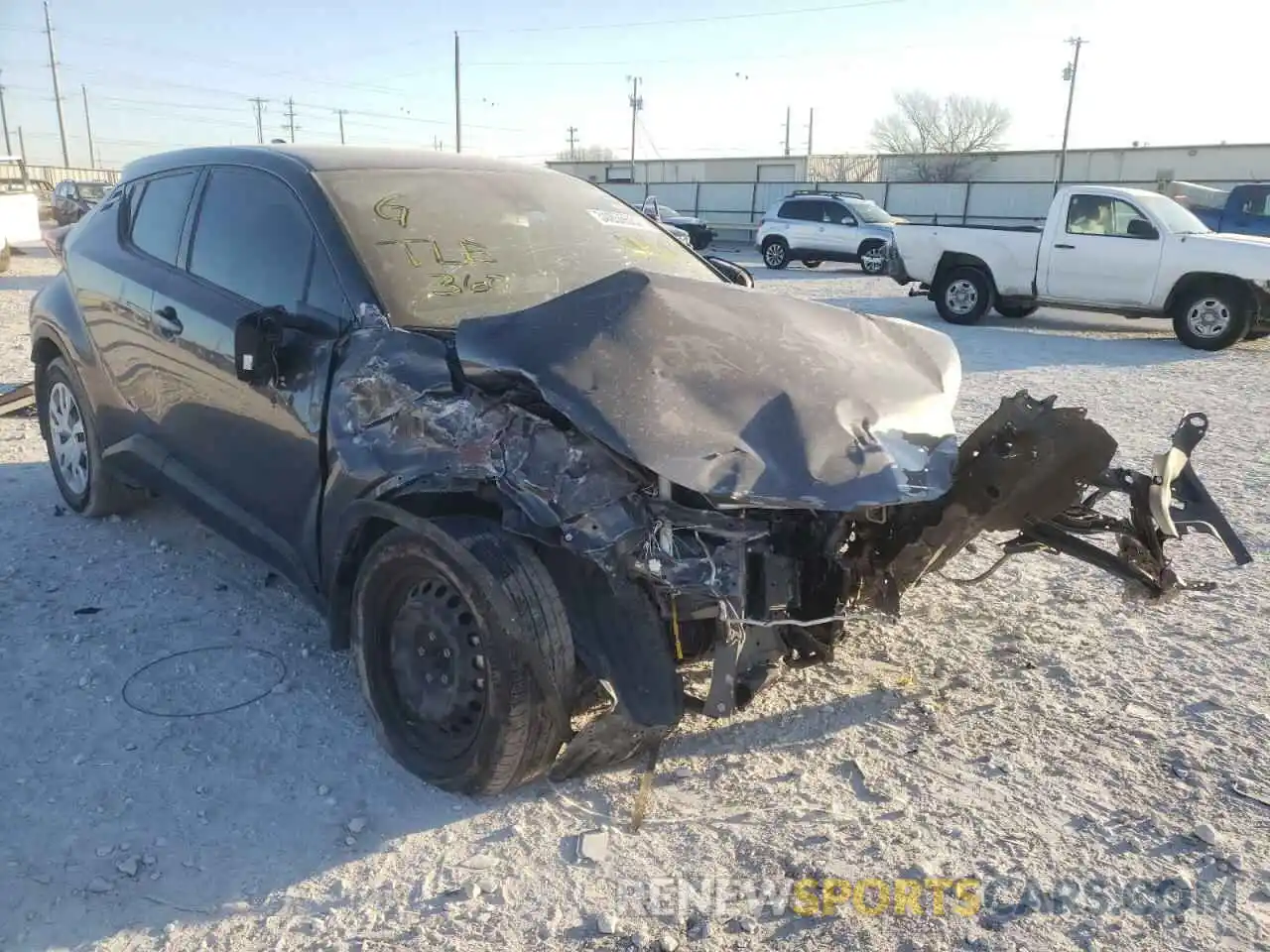 1 Photograph of a damaged car JTNKHMBX4K1046068 TOYOTA C-HR 2019