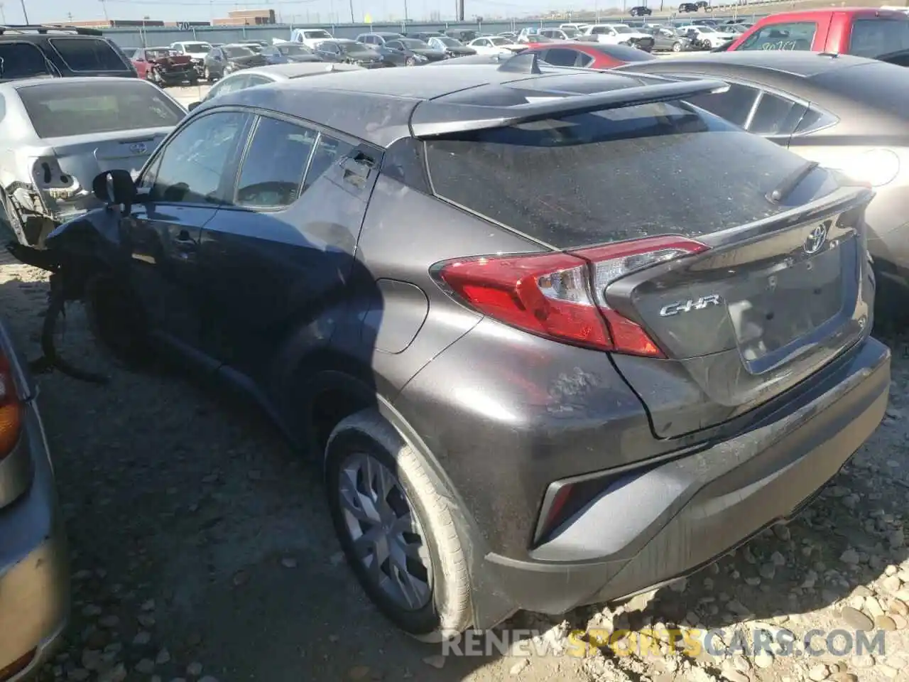 3 Photograph of a damaged car JTNKHMBX4K1046068 TOYOTA C-HR 2019