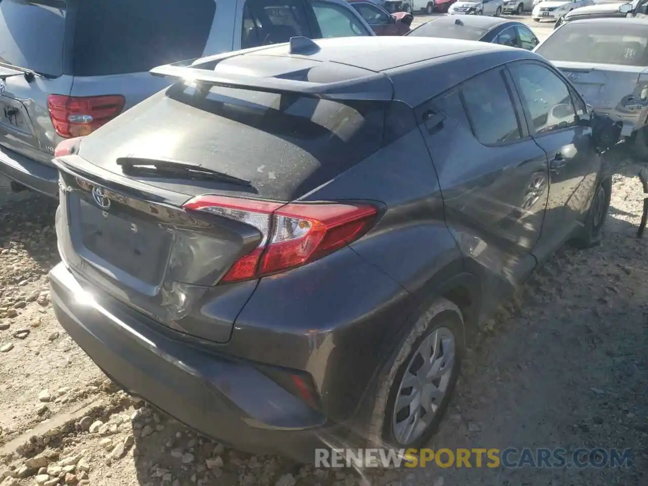 4 Photograph of a damaged car JTNKHMBX4K1046068 TOYOTA C-HR 2019