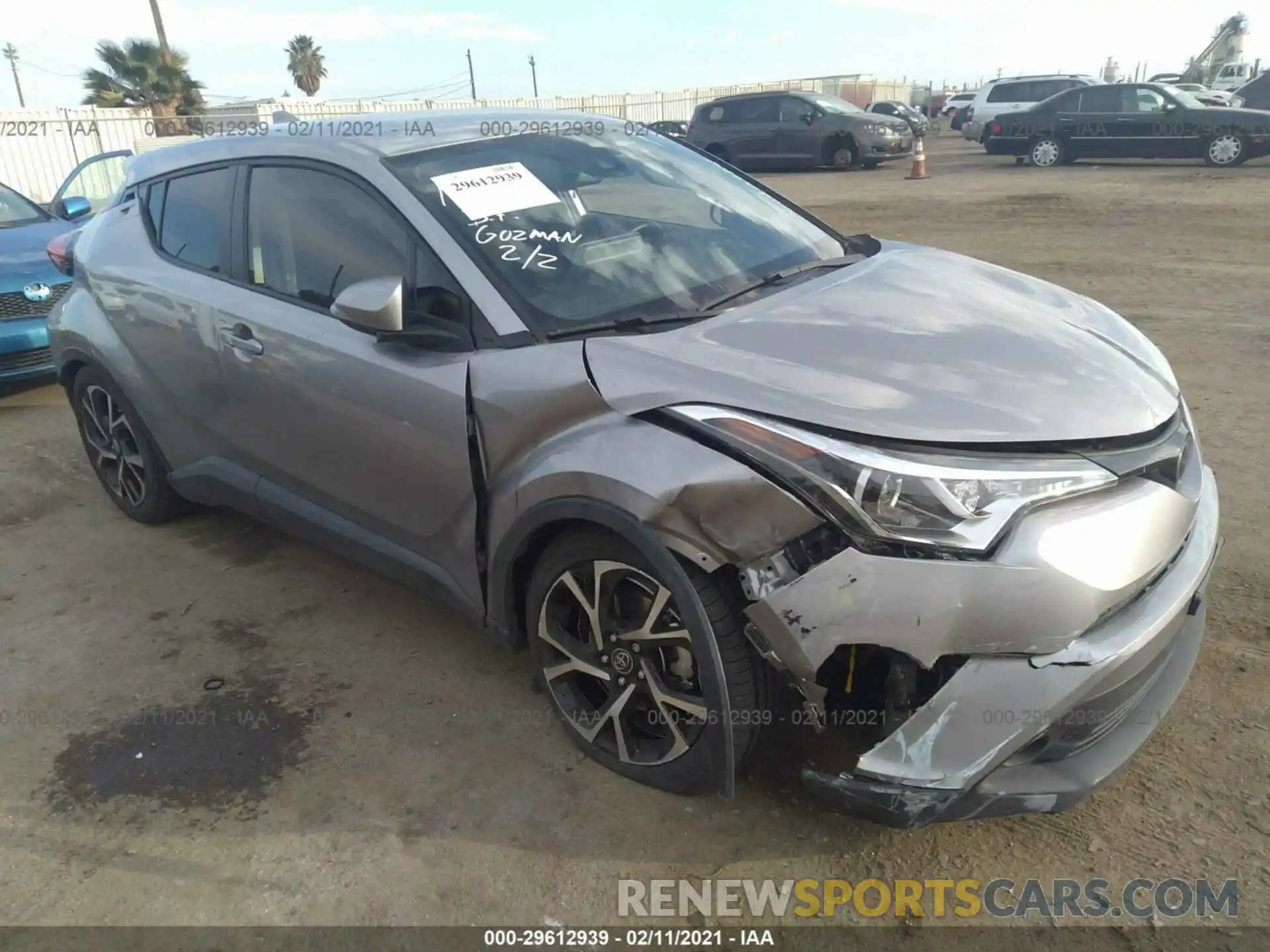 1 Photograph of a damaged car JTNKHMBX4K1046197 TOYOTA C-HR 2019