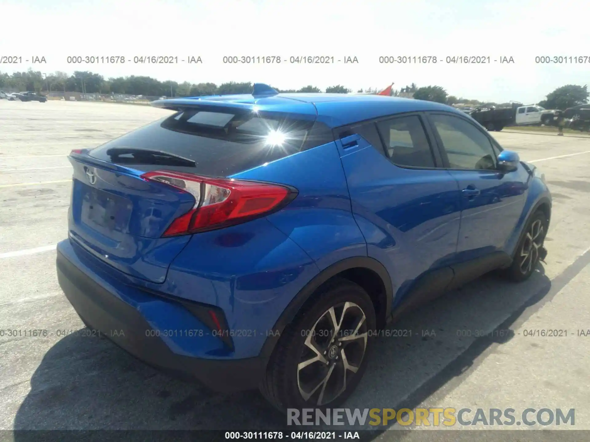 4 Photograph of a damaged car JTNKHMBX4K1046667 TOYOTA C-HR 2019