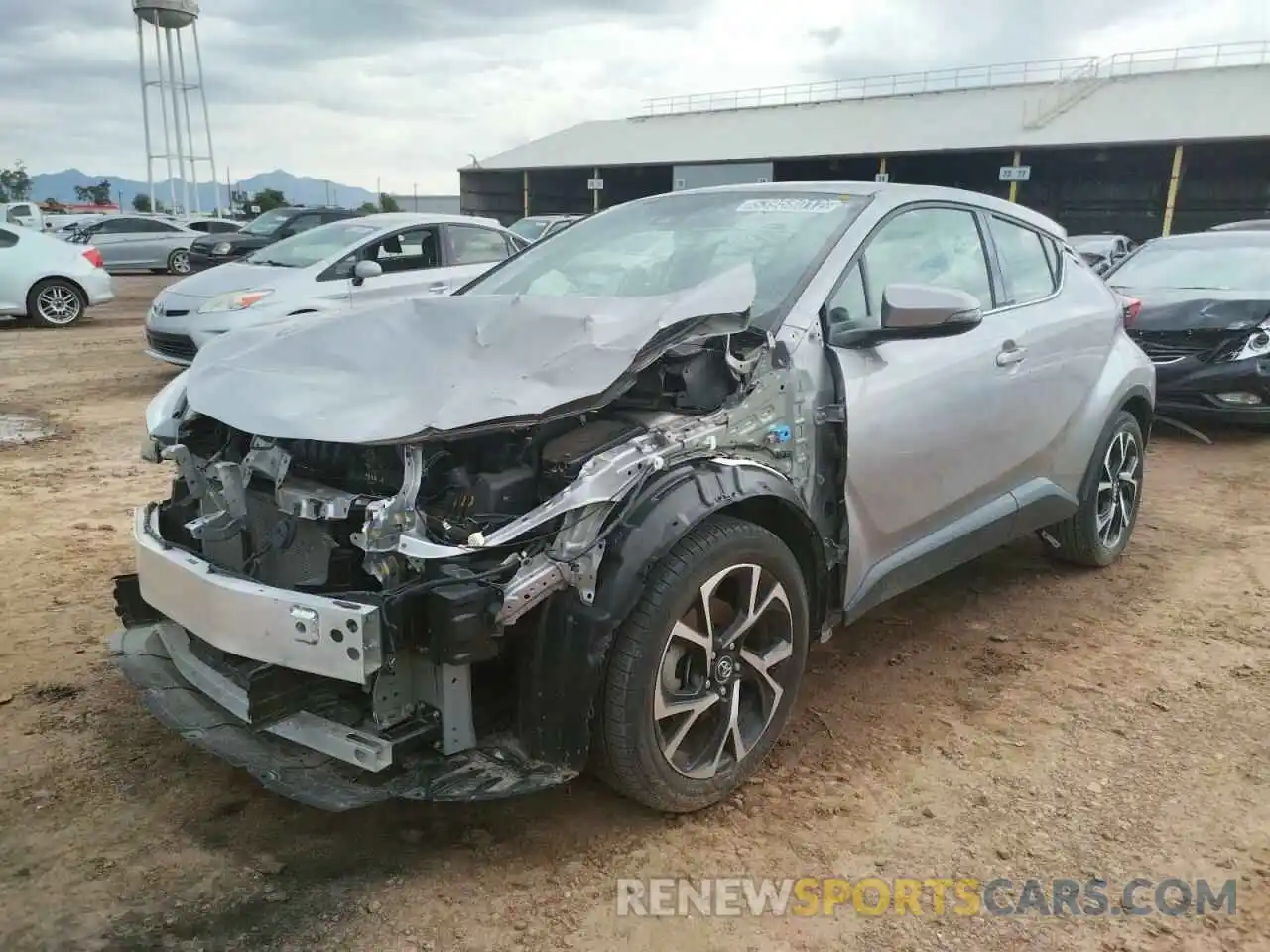 2 Photograph of a damaged car JTNKHMBX4K1046975 TOYOTA C-HR 2019